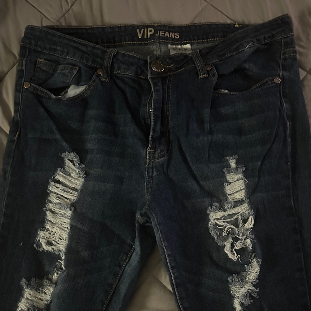 VIP Women's Skinny Jeans - Dark Blue